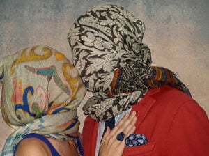 Scarf Heads Magritte M Penner Photo