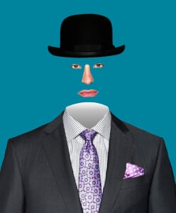 Faceless Magritte M Penner Photo