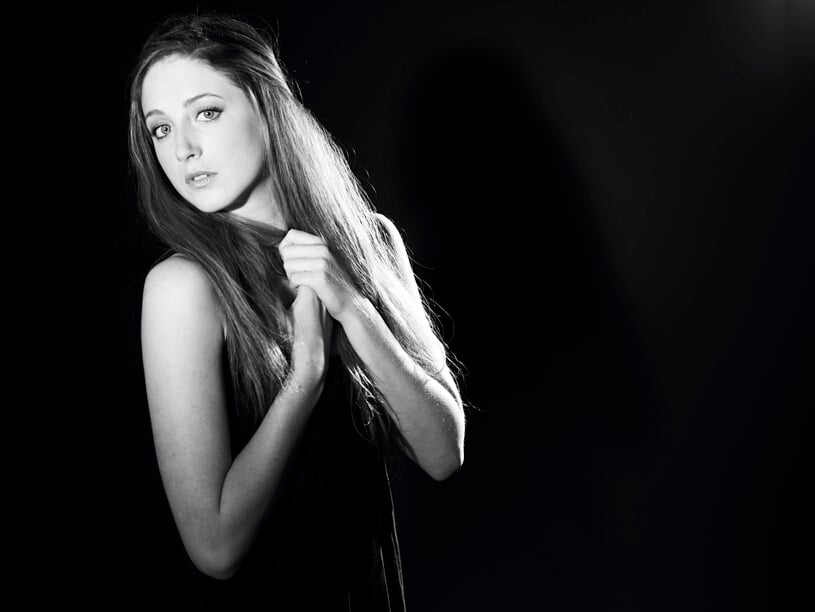 Black and White Portrait Photo