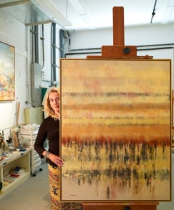 Barbara Hines in Studio