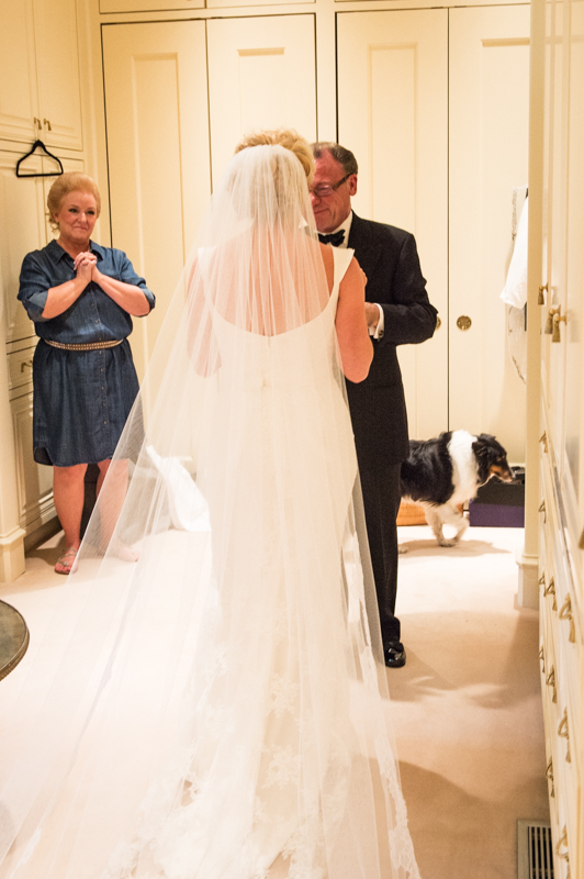 Wedding photography Mother looking on 