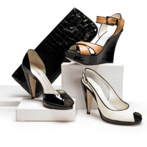 Tootsies Shoe Black Sandals