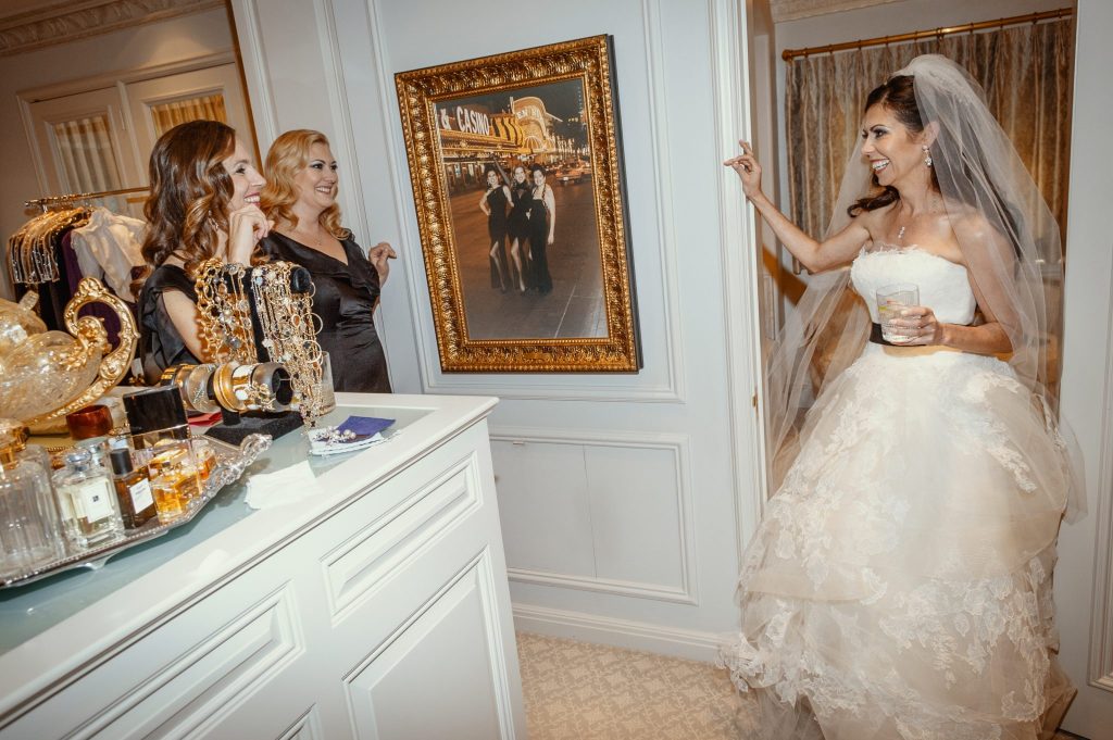 Fine art wedding photo