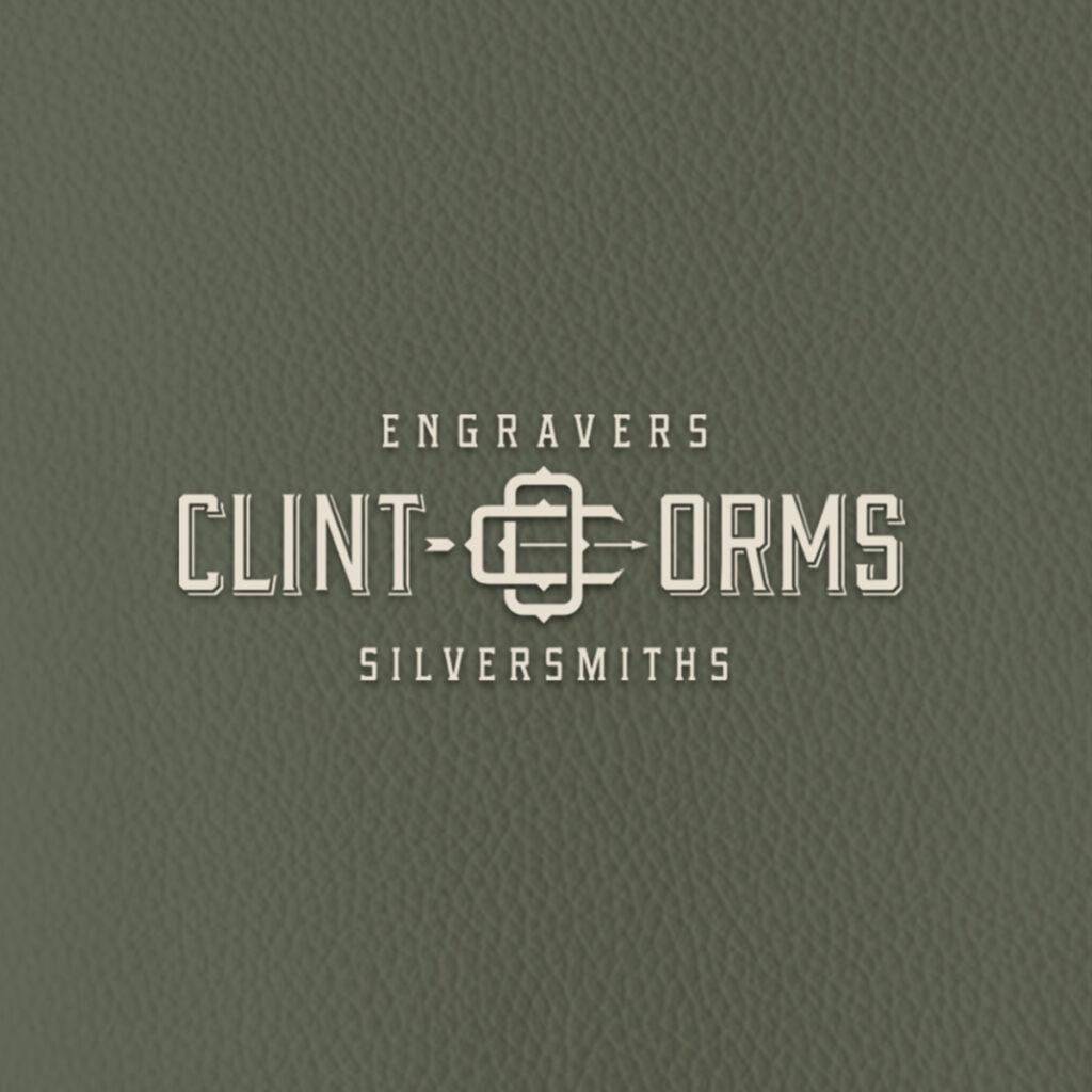 Clint Orms silversmiths logo design by PWL Studio
